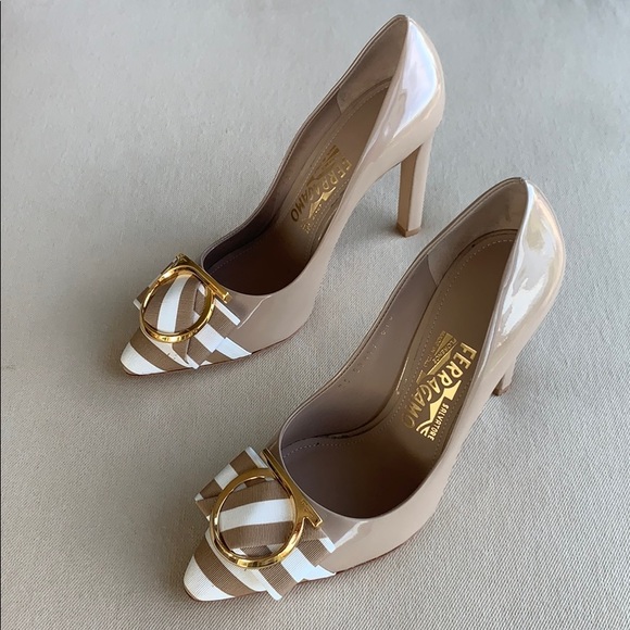 Salvatore Ferragamo Ezia 100mm Pumps - Picture 7 of 15
